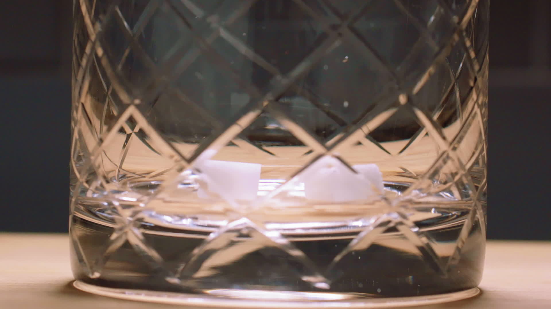 Adding Sugar Cubes and Bitters to a Mixing Glass 18927551 Stock Video