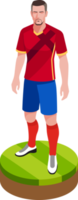 Soccer football player png