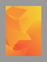 Set Minimal geometric background with fluid gradient. Dynamic shapes composition. Eps10 vector