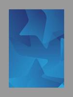 Set Minimal geometric background with fluid gradient. Dynamic shapes composition. Eps10 vector