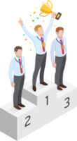 Business people isometric png