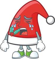 Santa Claus Hat Cartoon vector