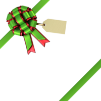 3d Gift box and tag png