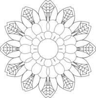 flower coloring pages for adults, printable flower coloring pages. Colors of flowers,flower pictures to colour. vector