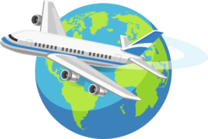 ícone de avião de viagem png