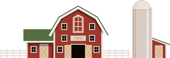 barn symbol color png