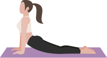 Yoga postures exercises png