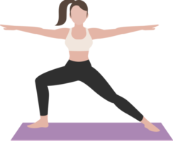 exercícios de posturas de ioga png