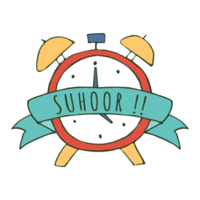 suhoor alarm illustration png