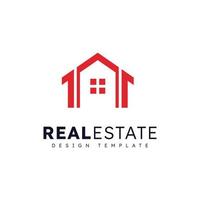 Modern Home Real Estate Vector Logo Template