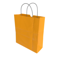 3D Rendering Of Paper Bag png