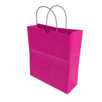 Rendu 3D du sac en papier png