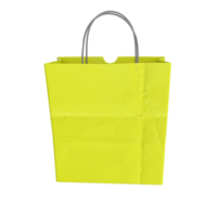 Rendu 3D du sac en papier png