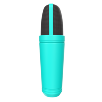 3D Rendering Of Microphone Object isolated png