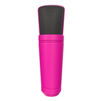 3D Rendering Of Microphone Object isolated png