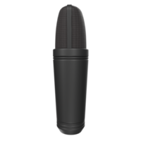 rendu 3d de l'objet microphone isolé png