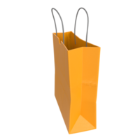 3D Rendering Of Paper Bag png