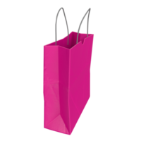 Rendu 3D du sac en papier png