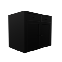 armoire de cuisine moderne isolée sur transparent png