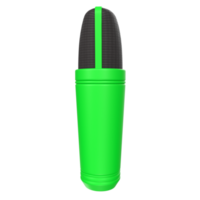 rendu 3d de l'objet microphone isolé png