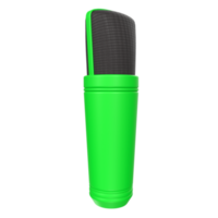 rendu 3d de l'objet microphone isolé png