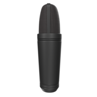 3D Rendering Of Microphone Object isolated png