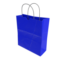 representación 3d de la bolsa de papel png