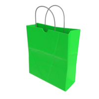 Rendu 3D du sac en papier png