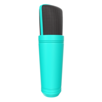 3D Rendering Of Microphone Object isolated png