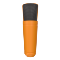 3D Rendering Of Microphone Object isolated png