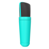 3D Rendering Of Microphone Object isolated png