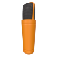 3D Rendering Of Microphone Object isolated png