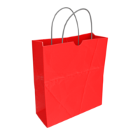 3D Rendering Of Paper Bag png