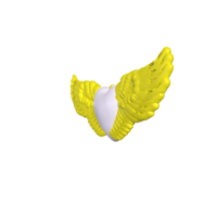 heart with wings isolated on background png