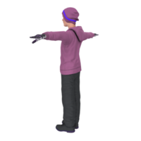 Cool boy isolated on transparent png