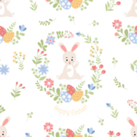Easter seamless pattern png