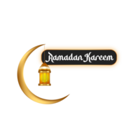 diseño de ramadán kareem 3d png