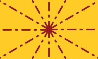 Sun burst background in line style, abstract background vector