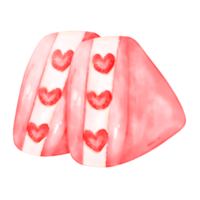 fragola dolci dolce acquerello illustrazione png