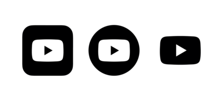 logotipo de youtube png, icono de youtube transparente png