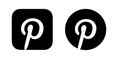 logotipo do pinterest png, png transparente do pinterest