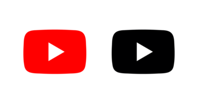 logotipo do youtube png, ícone do youtube transparente png