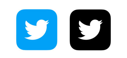 Twitter logotyp png, Twitter ikon transparent fri png