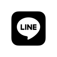 lijn logo png, lijn icoon transparant PNG