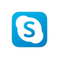 skype logo png, skype icoon transparant PNG