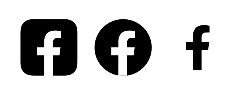 Facebook Logo Black PNGs for Free Download