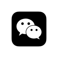logotipo do wechat png, ícone do wechat transparente png