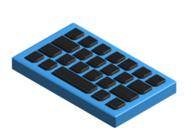 icône 3d du clavier png