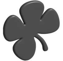 3d icon of clover leaf png