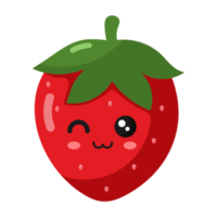 tecknad serie jordgubb ikon. png